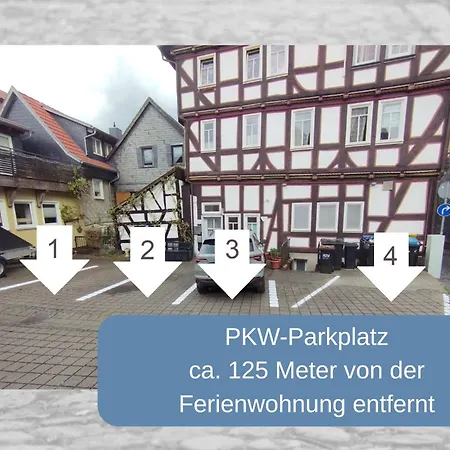 Erdgeschosswohnung Im Historischen Fachwerkhaus In Inklusive Pkw-parkplatz *